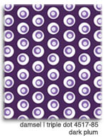 triple dot dark plum