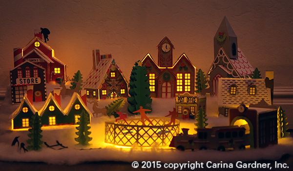 Download Christmas Village Tutorial For Silhouette And Digiplayground PSD Mockup Templates